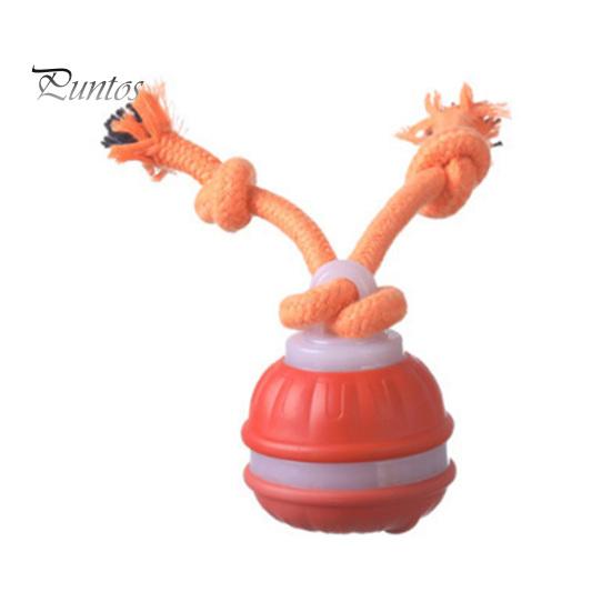 

Умная автоматическая игрушка для собак с движущимся мячом и пищащим датчиком движения, компактный дизайн, зарядка через USB, интерактивная катящаяся игрушка для домашних животных оранжевый
