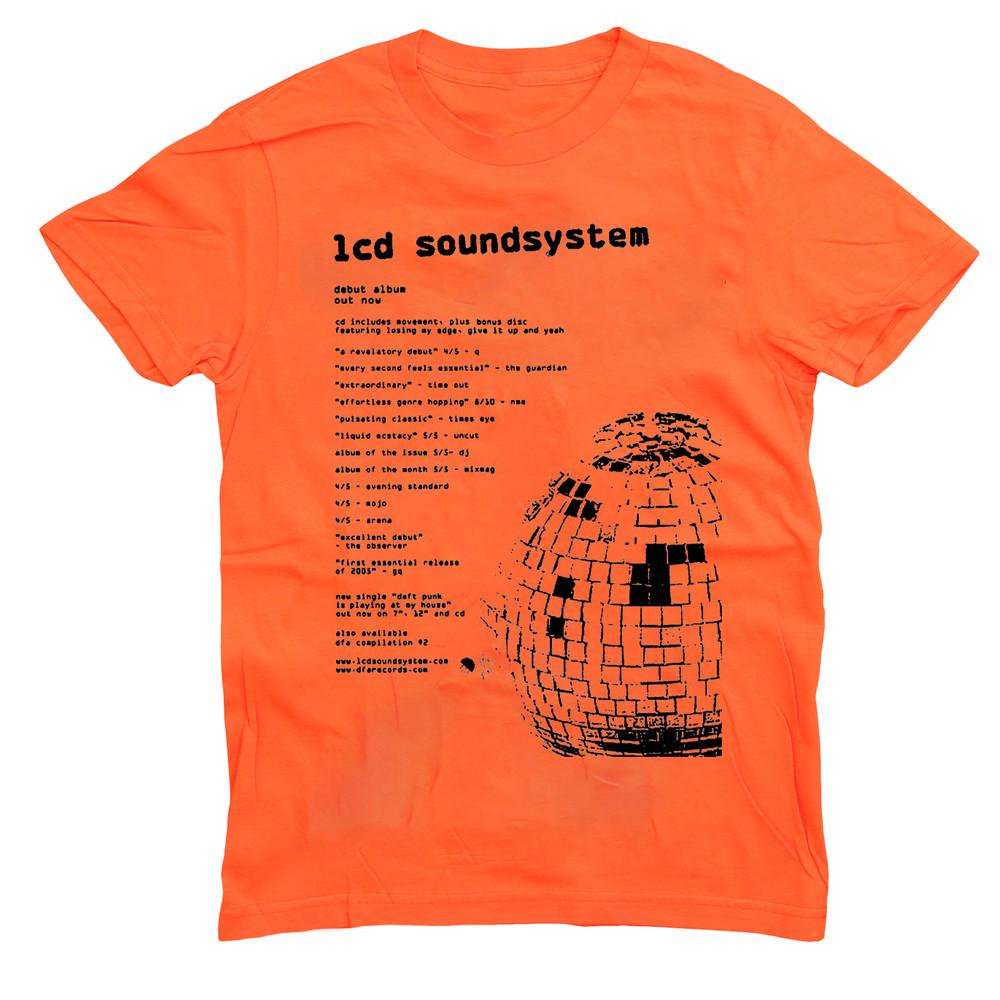 

LCD Soundsystem Band Tour Collection S to 5XL Black Orange T-shirt QA182 Unisex T-Shirt XXL