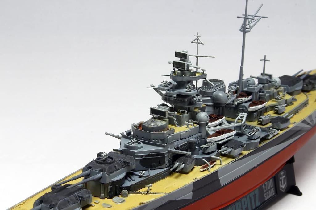 Platz/Italeri 1/700 World of Warships German Battleship Tirpitz Plastic Model WOW49504