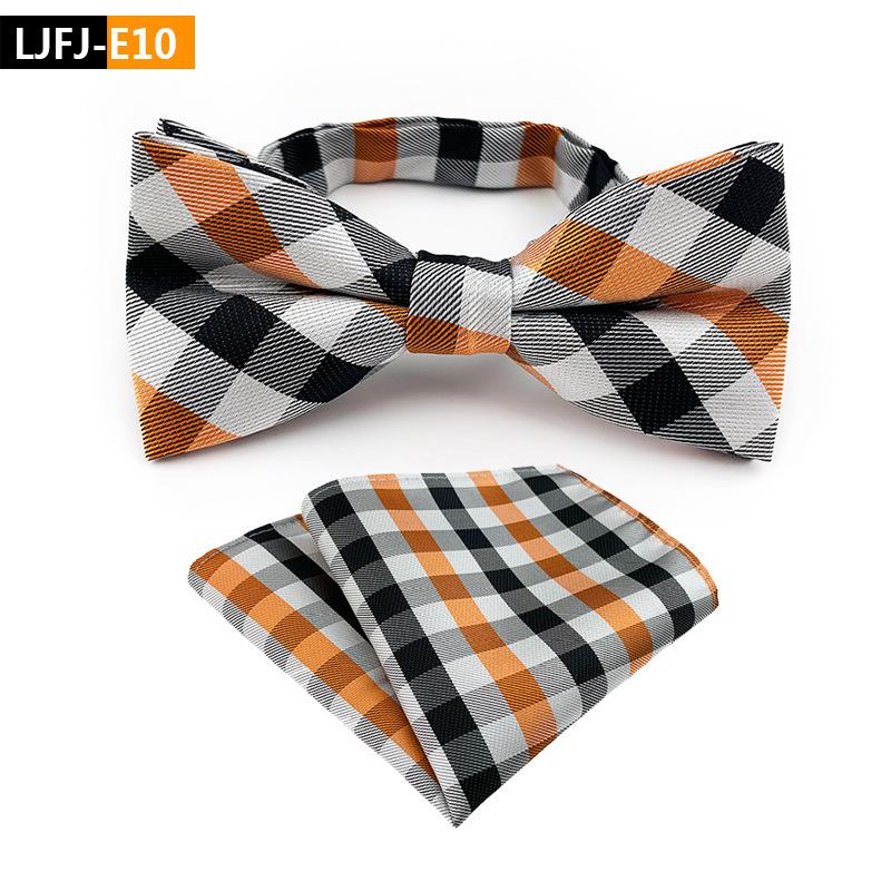 Bow Tie Plus Pocket Towel Set, Groom'S Wedding Bow Tie.