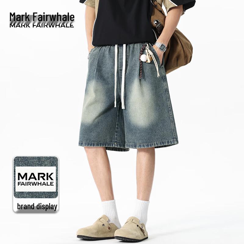 MARK FAIRWHALE Men s Ice Cotton Casual Shorts L