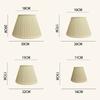 Round Lampshade Fabric Pleated E27 Table Lamp Shade Bedside Floor Lampshade Home Office Desk Decor Lighting Accessories