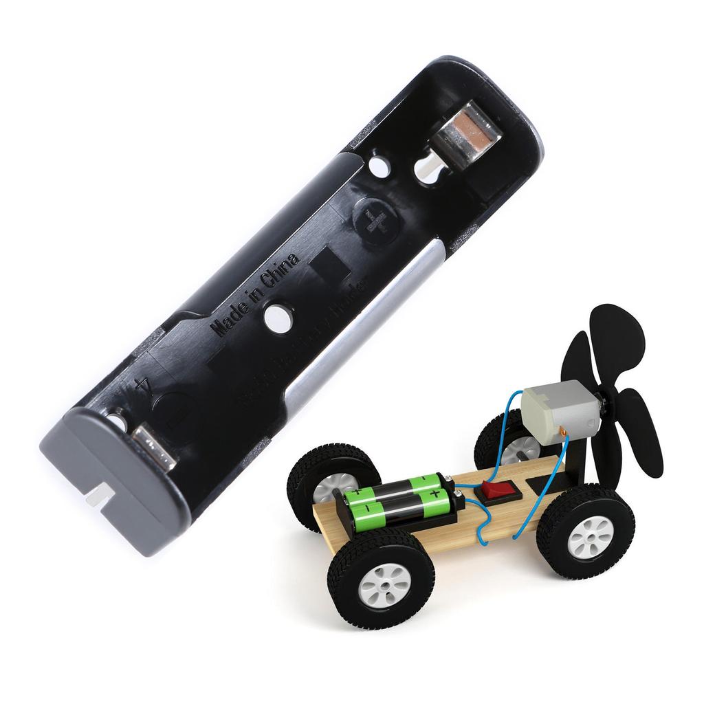 18650 Battery Holder Case Box with Shrapnel Single Slot Battery Storage Box Organiser 1-Slot Solderless with Hard Pin