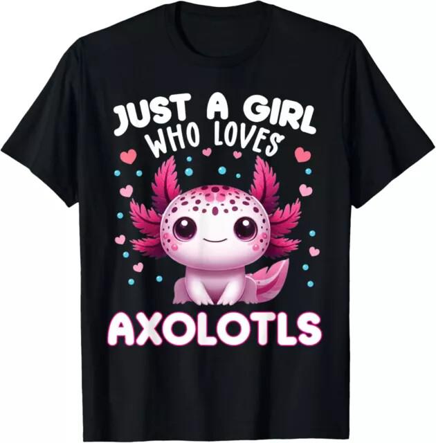 Axolotl Just A Girl Who Loves AxolotlsGood Quality TShirt Size S5XL Unisex T-Shirt XXXL