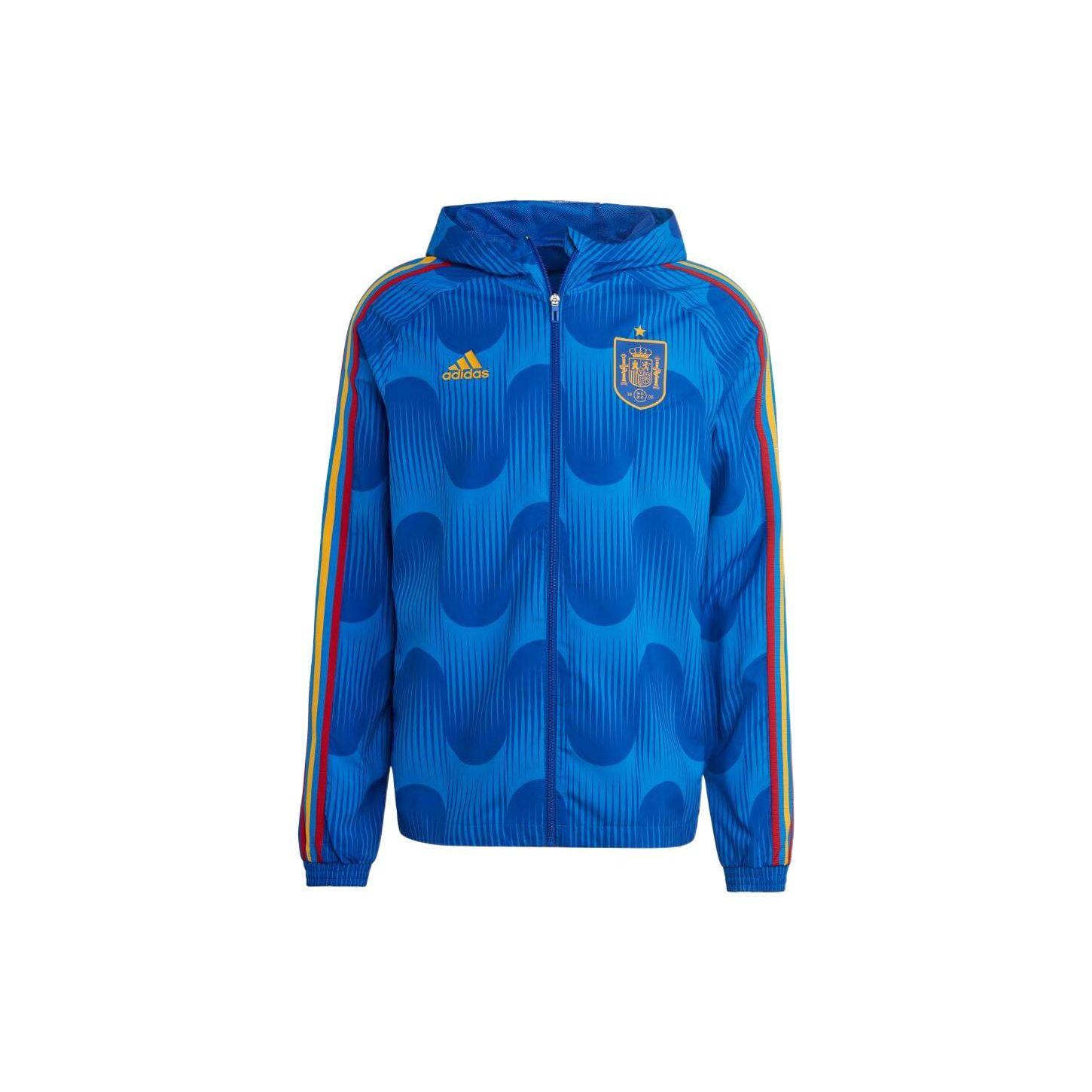 

Adidas Logo Letter Print Striped Trim Long Sleeve Jacket Men Jacket Blue HE8898 M