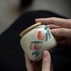 1PCS Chinese Style Ceramic Hand Painted Tea Jar Household Small Portable Sealed Moisture-proof Tea Storage Bottle 2025 New