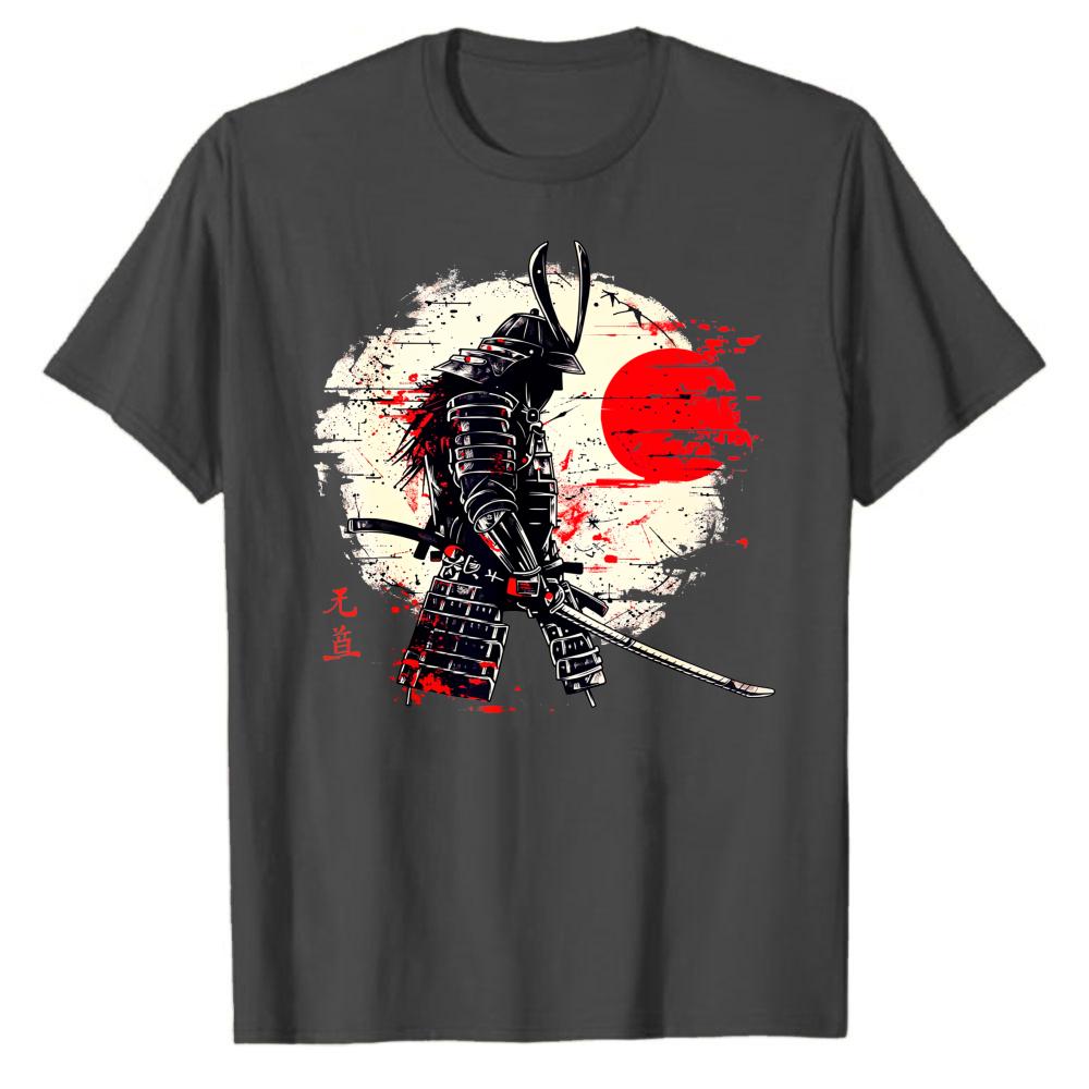 Ancient Japan Samurai Martial Arts Retro Vintage Graphic TShirt Unisex Bushido Japanese Warrior Casual Cotton Tee Streetwear