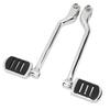 2 Pcs Chrome Heel Toe Shift Pegs Zinc Alloy Front Rear Shifter Lever Foot Pegs for Touring Trike