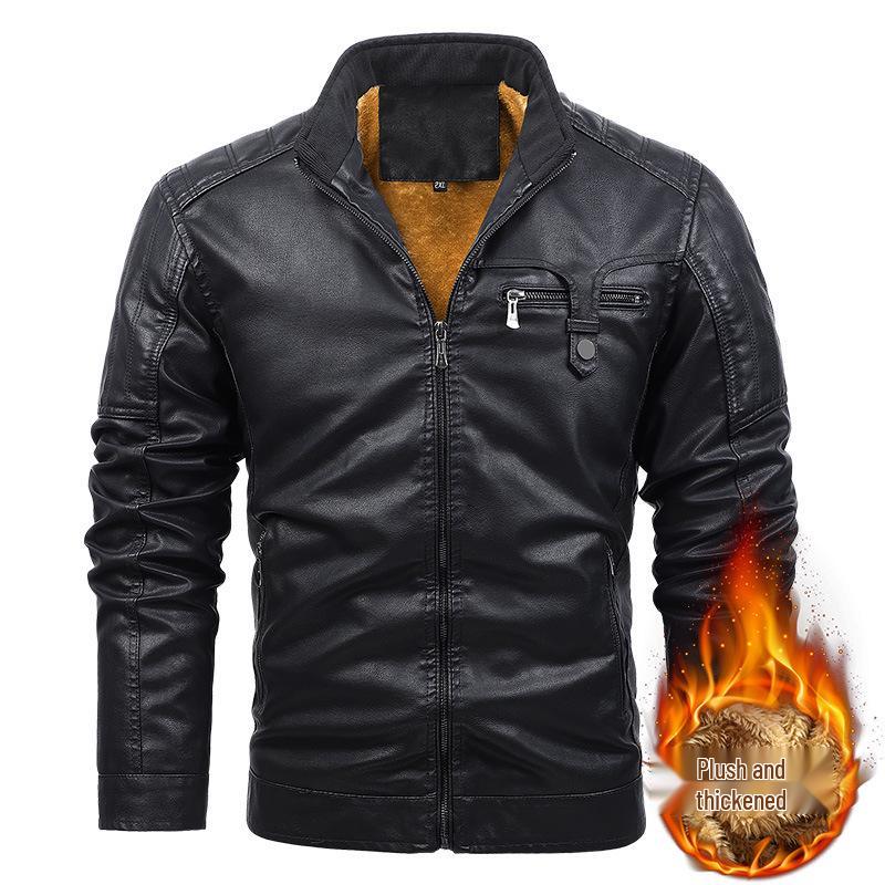 Men's European PU Leather Jacket 2188