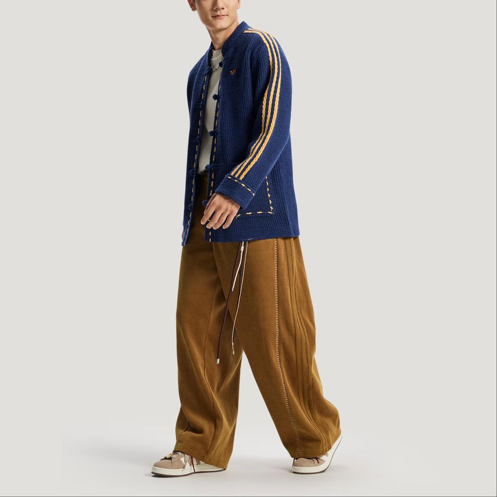 adidas New Year Knit Jacket Asia Sizing 'Navy' Men's KR5064