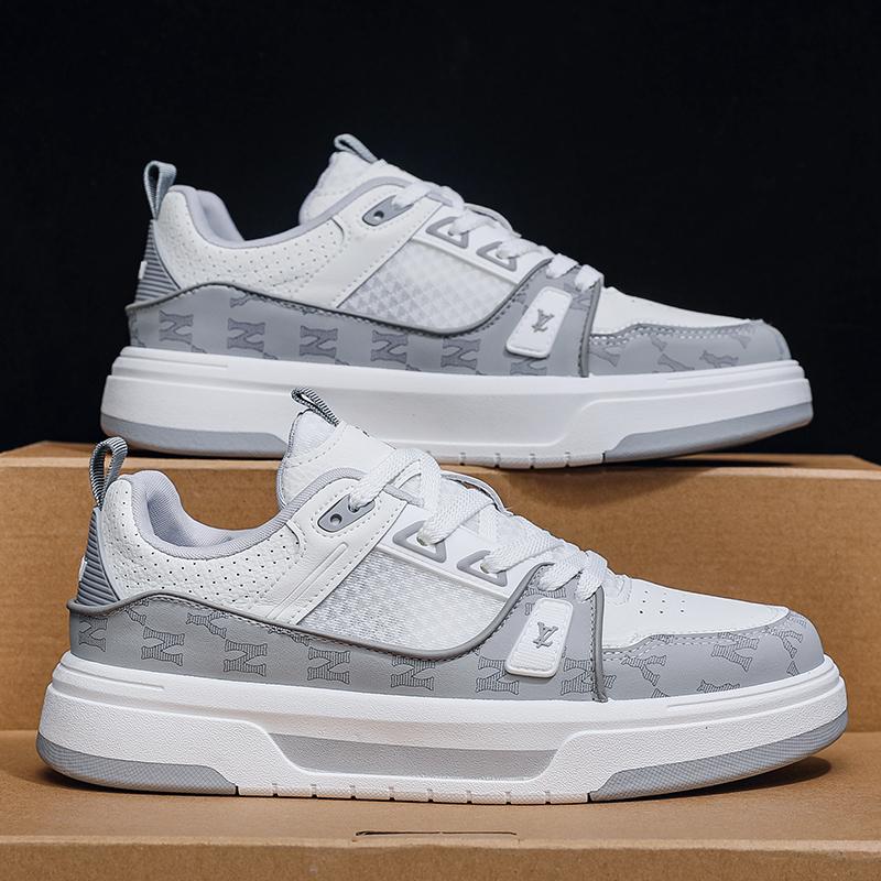 Moda pentru bărbați Pantofi de skateboard ocazional de jos pentru băieți Pantofi comozi Studenți de sex masculin Trend Talpă moale Clasic Respirabil Sală de sport Anti-alunecare