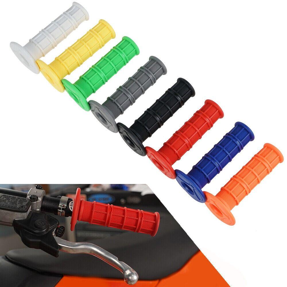 Soft Rubber Motorcycles Handle Bar Grips 22mm 7/8" Motorcycle handlebar