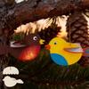 Painting 3D Wood Bird Ornament with Rope DIY Bird Hanging Decor Kindergarten Activities