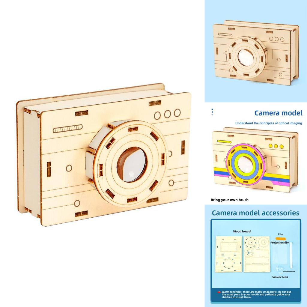 Science Experiment Diy Camera Model With Convex Lens For Stem Learning And Kids Educational Kits