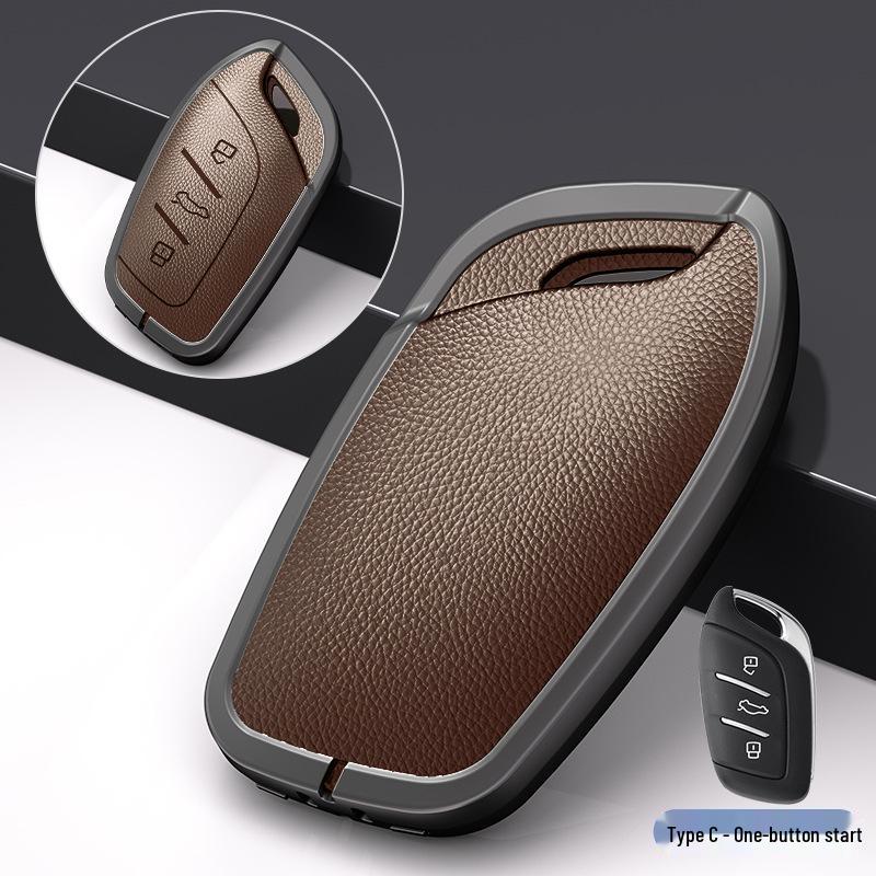 Compatible Metal Key Shell Cover for Roewe RX5 (2016-2020), i6, RX8, RX3, EI5 Models. Standard