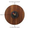 Světelné nástěnné hodiny 12palcové dřevěné tiché netikající kuchyňské nástěnné hodiny s nočním osvětlením pro vnitřní/venkovní obývací pokoj