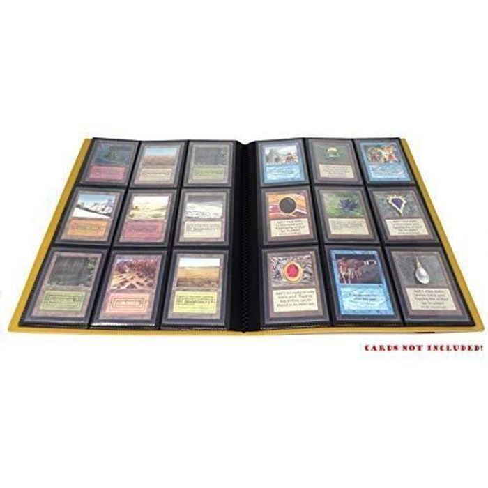 Docsmagic.De Pro-Player 9-Pocket Album Or - 360 Card Binder - MTG - PKM - YGO - Classeur Pour Jeu De Cartes Or