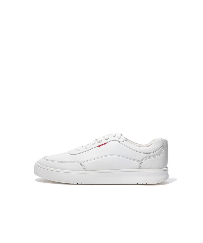Fitflop [Rallyx] Men'S Leather Sneakers - White (Ft59K1N011)