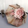 1pc Vintage Rose Nautical Map Umbrella with Plastic Handle,Compact & Stylish,Suitable for All Seasons Ptys26011