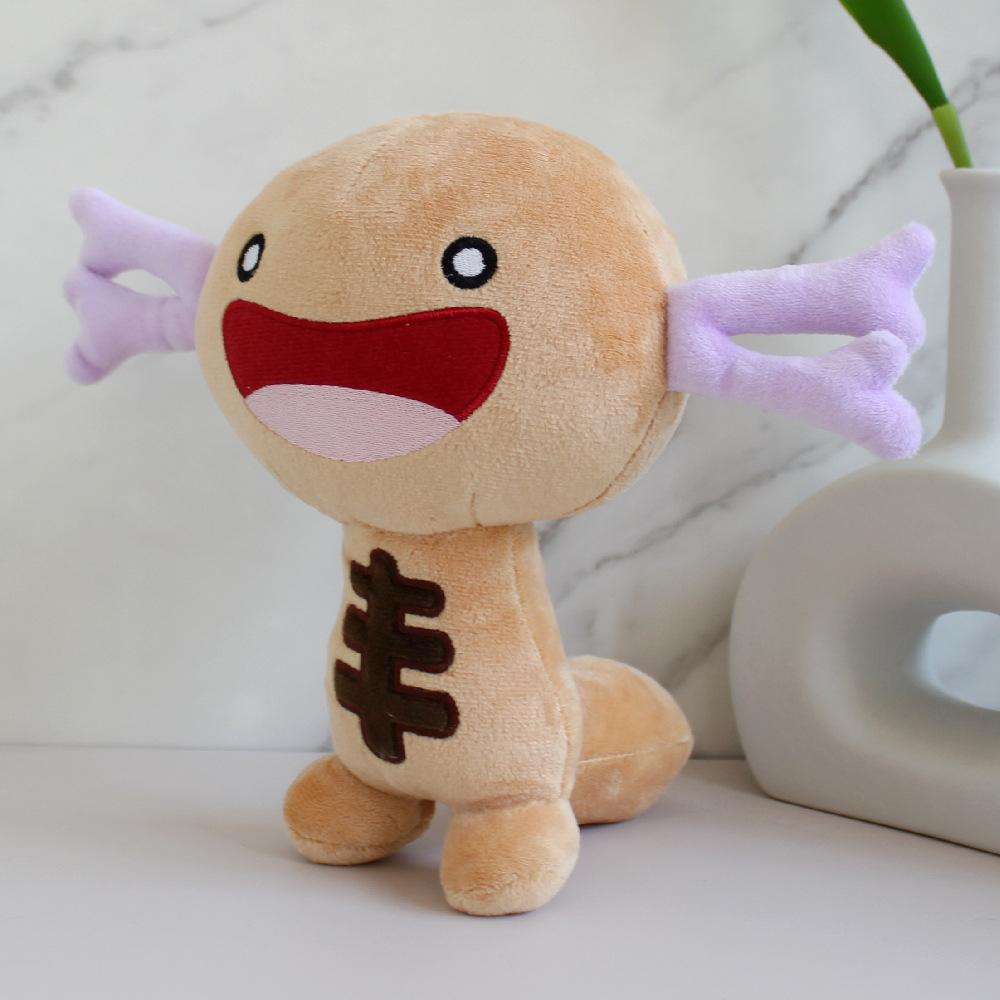 Paldean Wooper Plush Toy Kawaii Wooper Paldean Doll Soft Stuffed Plush Animal Toys Cartoon Game Figure Wooper Toys for Kid 23cm