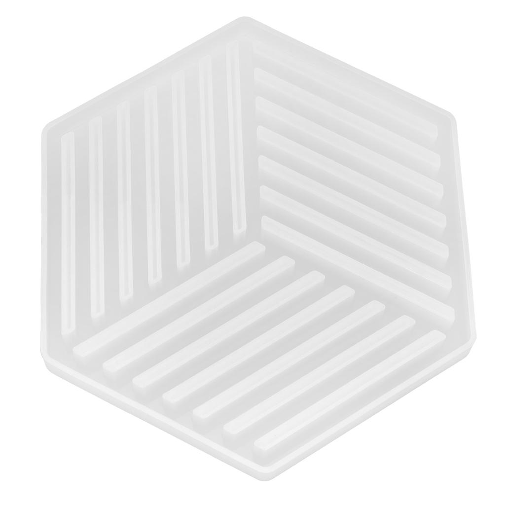 Silikonform DIY Flexibel Langlebig Weich Hohlstreifen Untersetzer Klebeform zum Herstellen von Geschenken