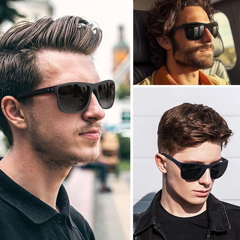 Men's Retro Polarized Sunglasses - Driver's Outdoor UV Protection