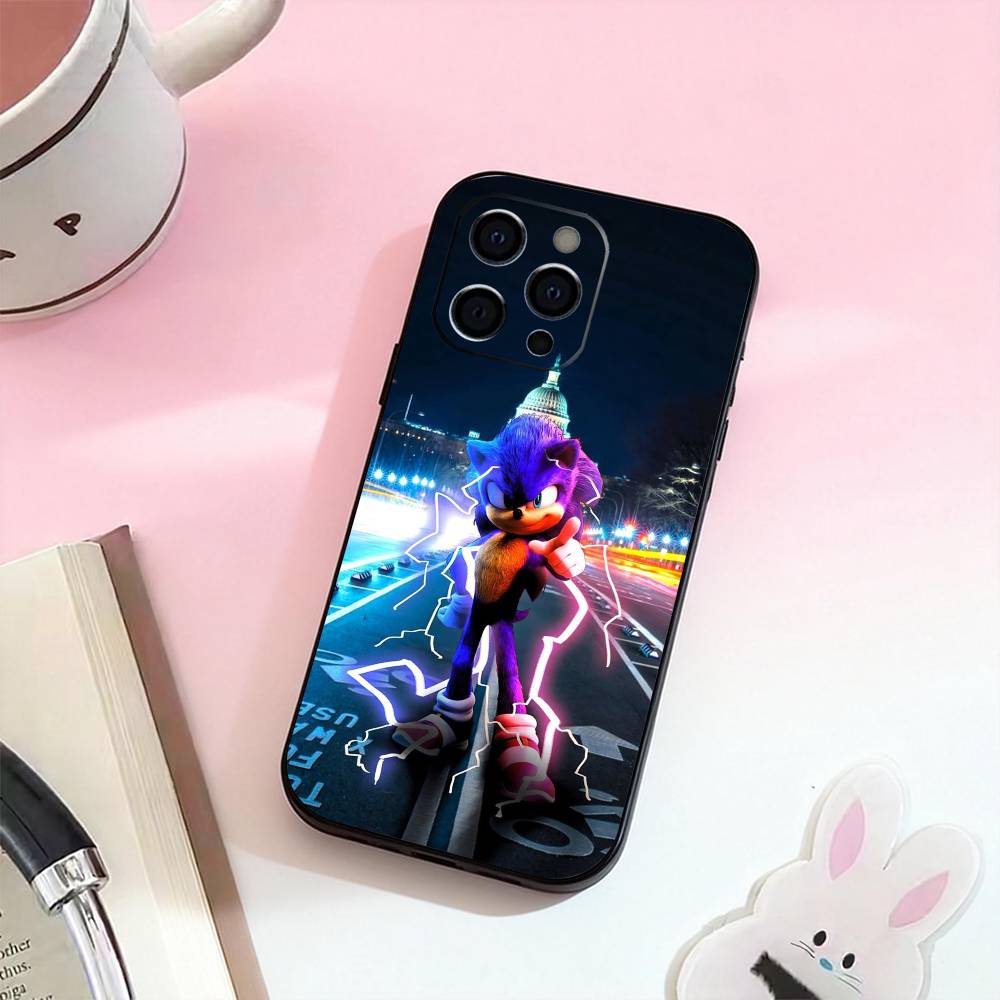 

S-Sonic the H-Hedgehog Phone Case Silicone Soft For IPhone 17,16,15,14,13,12,11,XS,Plus Pro Max iPhone16