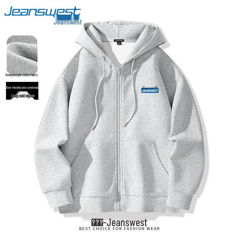

Jeanswest Men s 2025 Hooded Zip-Up Jacket L