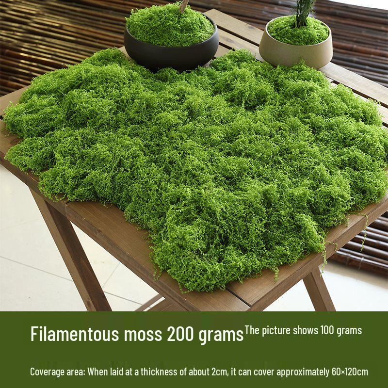 Bionic Artificial Moss Turf Micro Landscape Ornaments for Bonsai and Potted Plant Landscaping