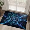 Manchester City Design Kristal Fluweel Tapijt Gezellig Niet?Antislip Bedrukt Tapijt Voor Slaapkamer Woonkamer Entree
