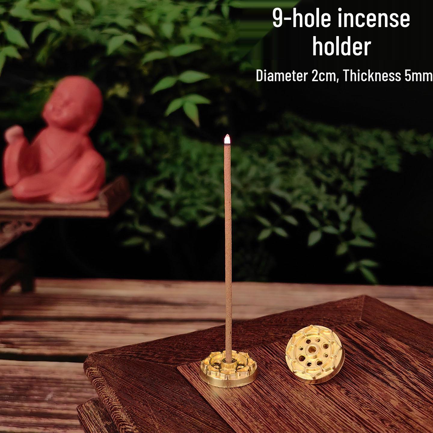Gourd-Shaped Multi-Hole Incense Holder and Burner for Coils, Sticks & Tibetan Incense