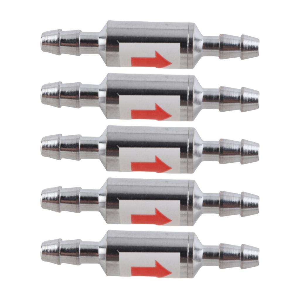 5Pcs 1 Way Check Valve Stainless Steel CO2 Check Valve for Fish Tank Aquarium Zone Generators