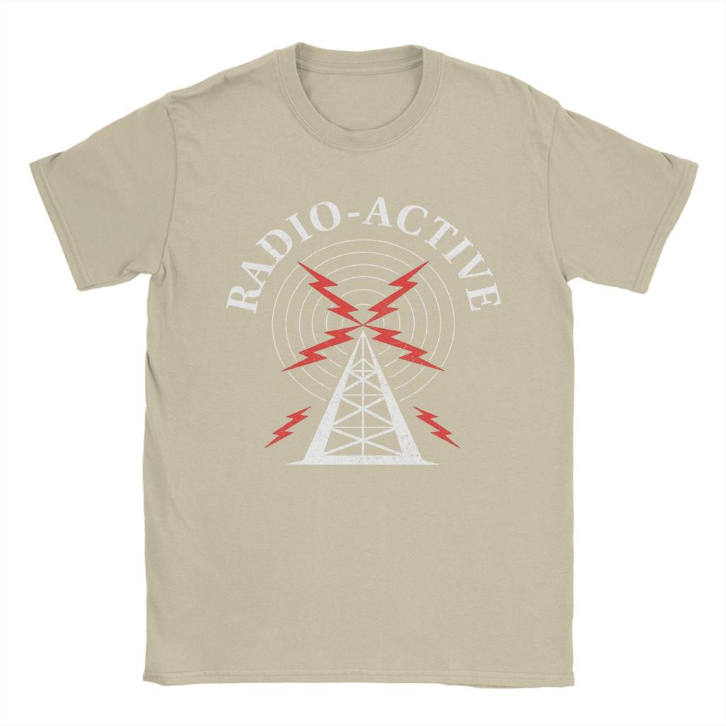 Unisex TShirts Amateur Radio Ham Radio Casual Cotton Tees Short Sleeve T Shirts Crew Neck Clothes Gift Idea