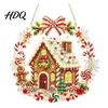 Decorative Hanging Ornaments for Home Christmas Diamond Art Ornament 2D Acrylic Pearl Painting Gift Friends