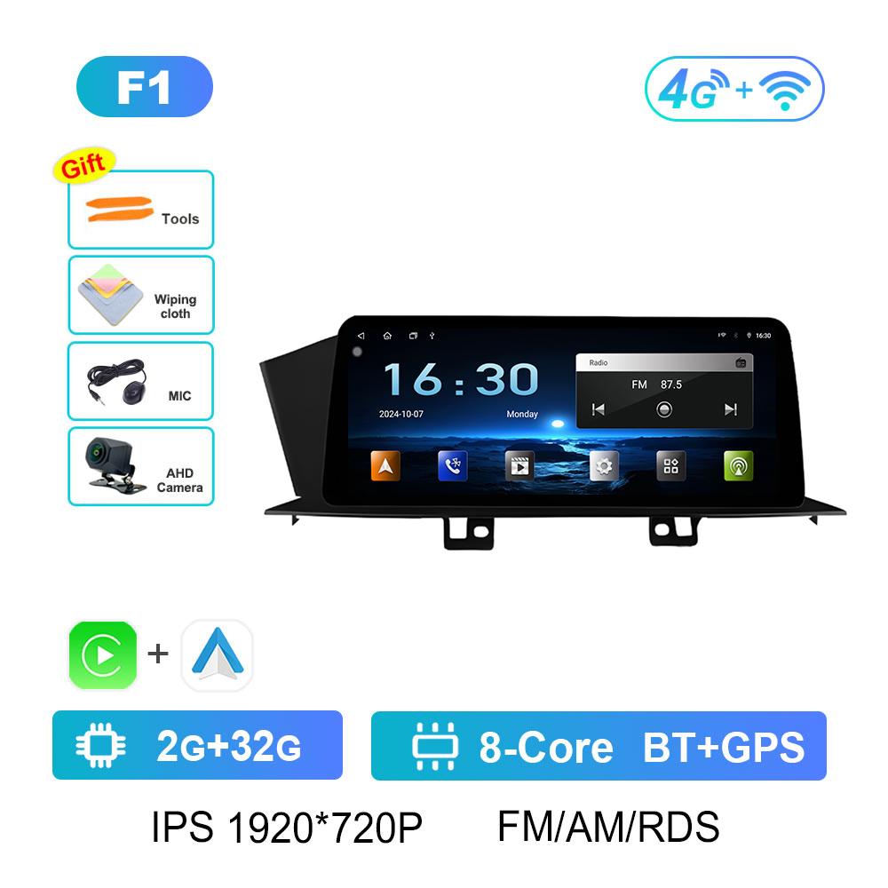 for Honda Accord 9 2.0L 2014 2015 2016 - 2017 Wireless Carplay Car Video Audio Multimedia Player Cooling fan DSP Stereo No 2 din