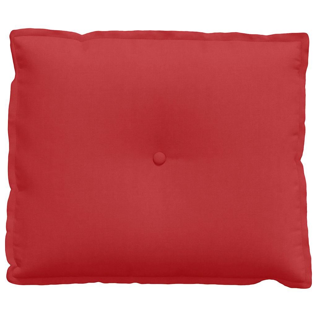 Back Cushion Red 60 x 19 x 50 cm Fabric