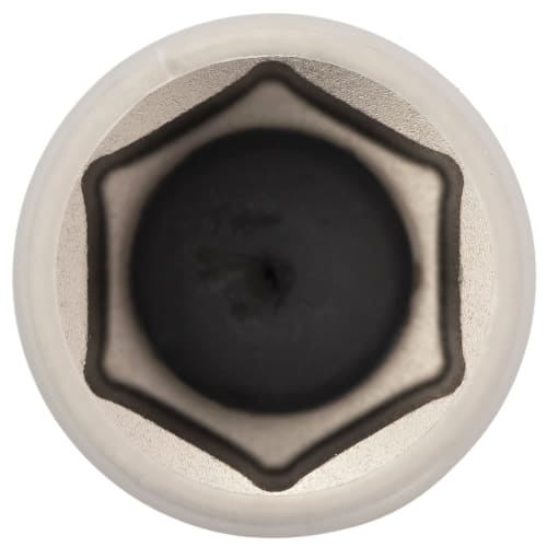 TONE Thin long foil nut socket for impact with protector 4AP-19LLN Drive angle 12.7mm (1/2") Red Width across flats 19mm