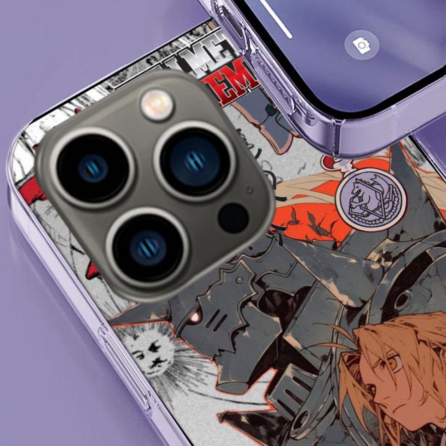 Anime F-Fullmetal A-Alchemist_ Brotherhood Phone Case For Iphone 17 Air 15 Pro 14 Plus 16 Pro Max 17E 16E 12 13 Mini 11 Cover C