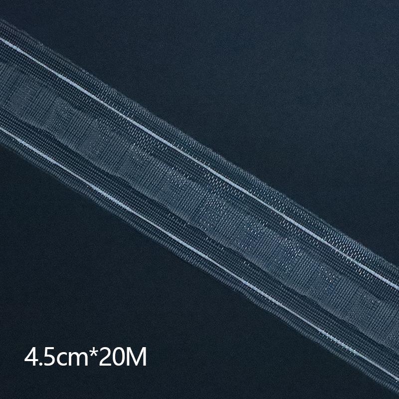 10/20M Curtain Heading Tape Rod Pocket Transparent Curtain Accessories Diy Pleated Folds Pull Ribbon Nylon Curtain Install Tape