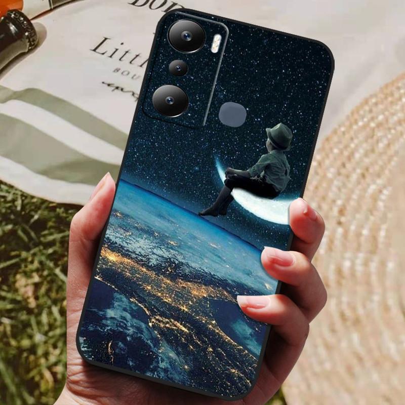 For Infinix Hot 20i Case Wolf Lions Painted TPU Silicone Soft Case for Infinix Hot 20i Phone Cover X665C X665E Shockproof Fundas