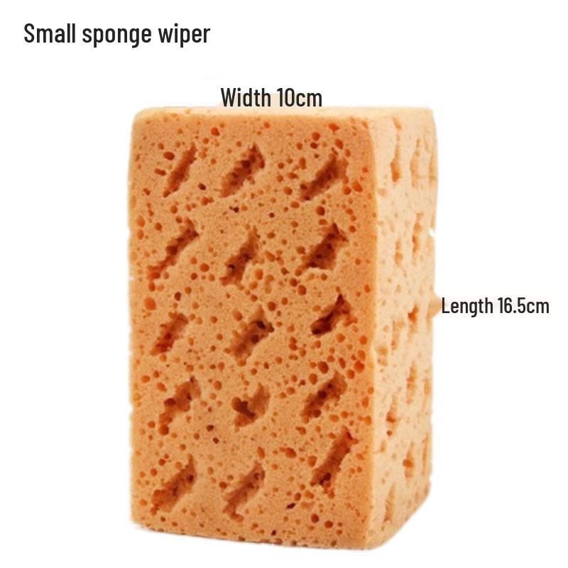 XL Stain-Removing Honeycomb Car Wash Sponge - High-Density, Water-Absorbing Detailing Supply