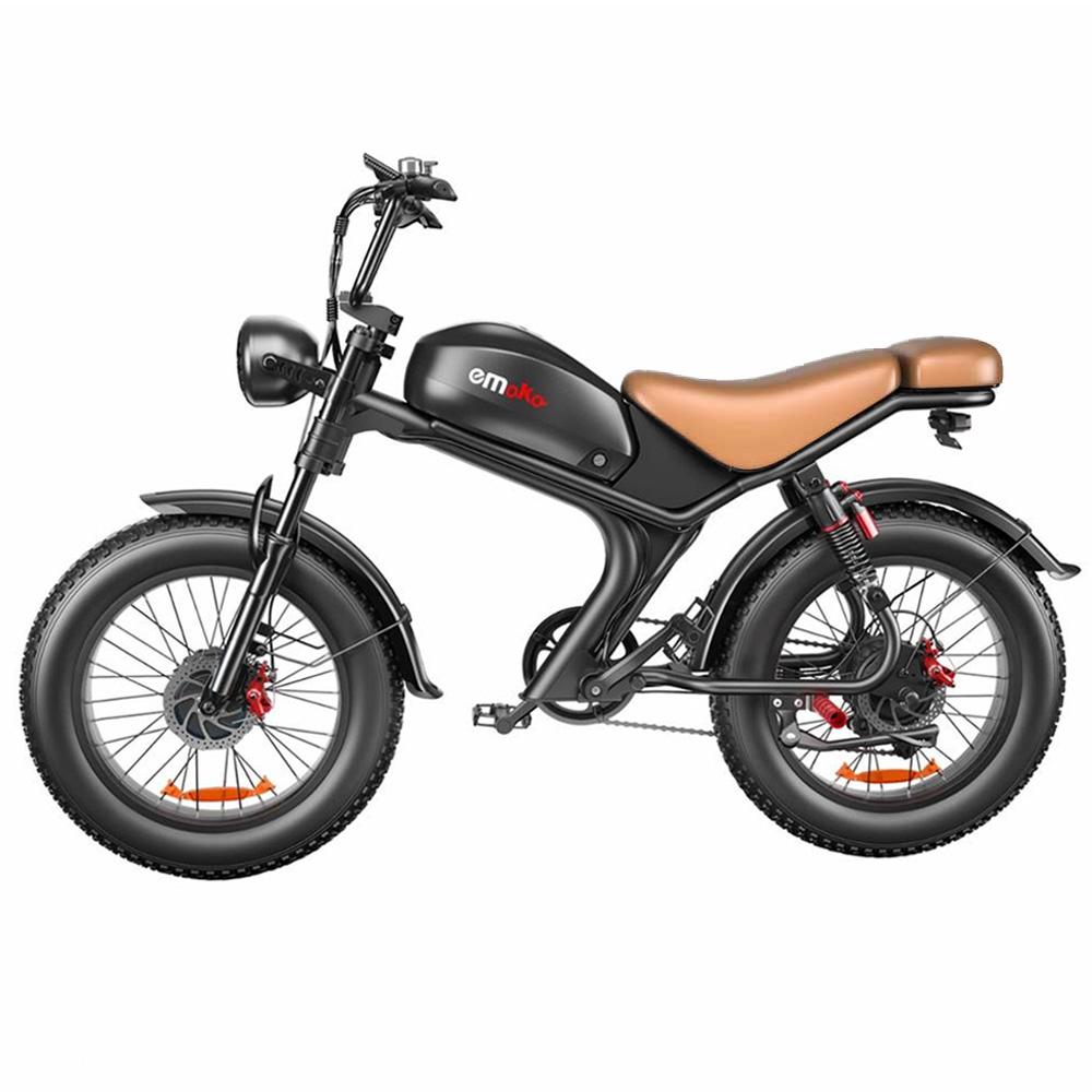 Emoko C93-D Dual-Drive Elektrofahrrad mit 2000W, 48V23Ah, 20×4.0 Fat Tire Pedelec, Hydraulische Scheibenbremsen E-Bike für Pendler & Outdoor-Abenteuer