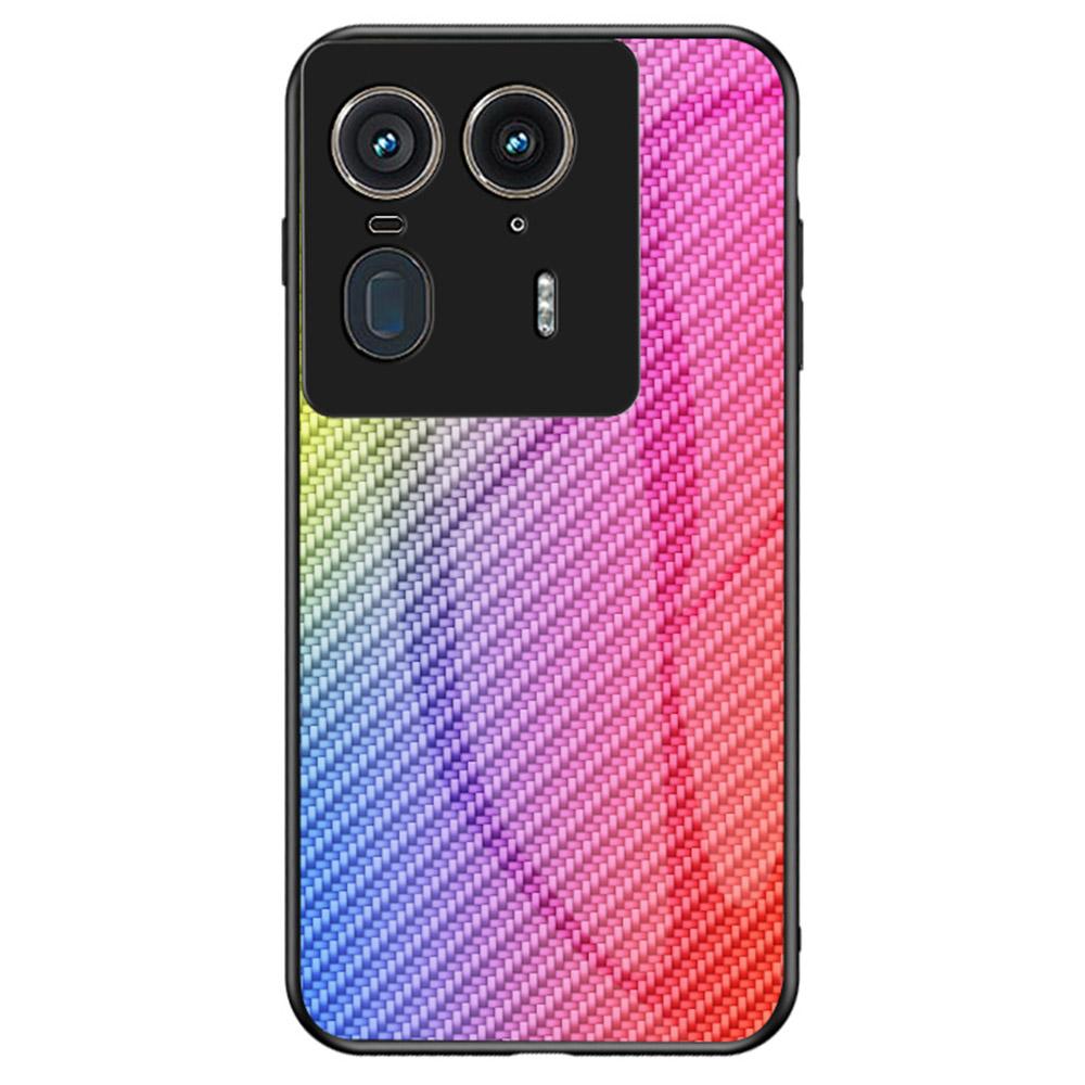 

Для Motorola Edge 50 Ultra 5G/Moto X50 Ultra 5G Чехол Закаленное стекло Ударопрочный Чехол для телефона Colorful Fiber