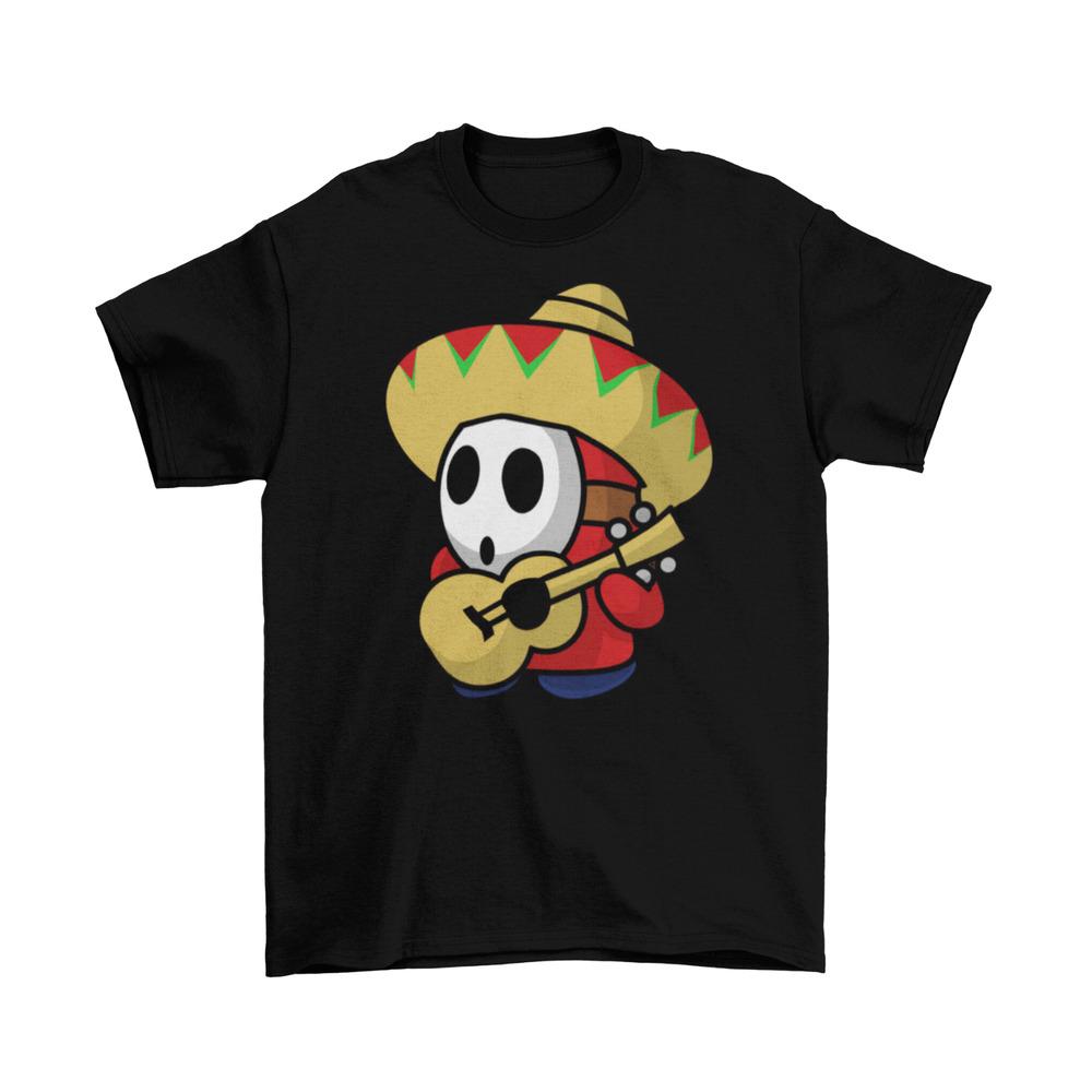 Tričko Shy Guy Sombrero Unisex Dospělé Vtipné Velikosti Mario Odyssey Nintendo Switch