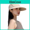 Cappello da Sole Estivo da Esterno per Donna con Materiale in Poliestere Traspirante e Ombrellino a Tesa Larga Regolabile