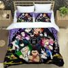 Demon Slayer bedding set soft bed cover pillowcase single/double Japanese manga Boys and adolescents sheet set