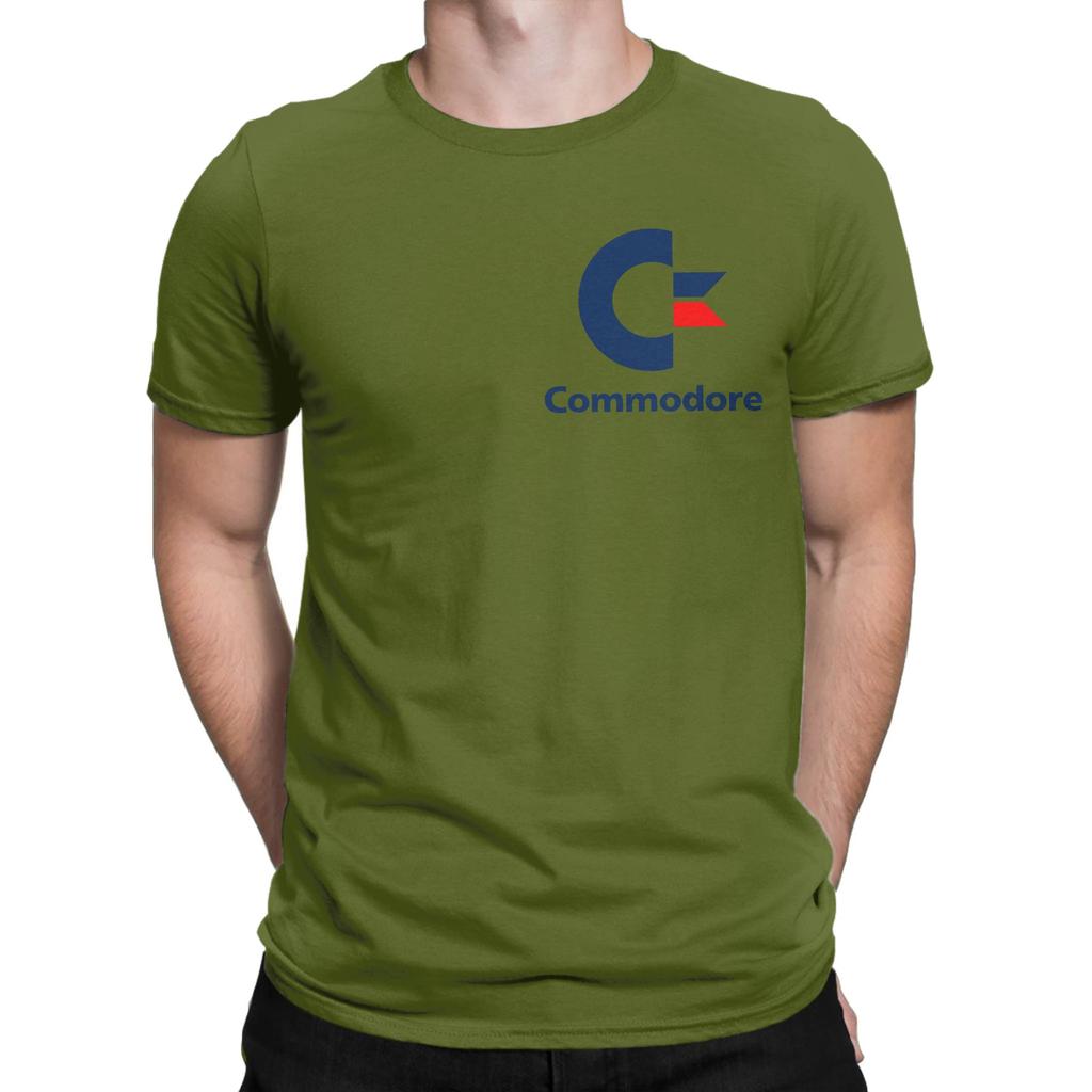 Logo Novelty 100 Cotton Tshirt Commodore Amiga 500 Tops Tees For Unisex