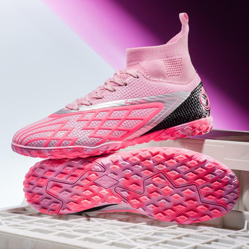 Mens Football Shoes New Style Futsal Court Football Boot Wear-resistant Shock-absorbing Lightweight Soccer Shoes for Man