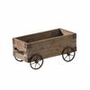 Decorative Planter Freestanding Plant Pot Modern Planting Vessel for Wabi-Aged