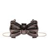 New acrylic bag glossy pearl flower bag bow mini bag mouth red envelope diagonal span bag